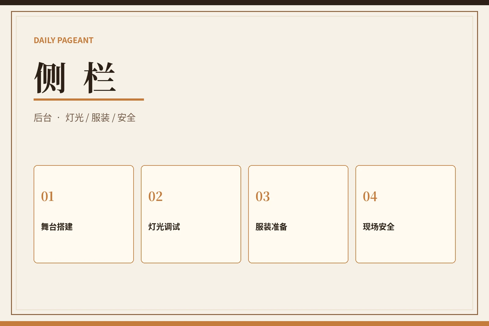 每日大赛后台准备